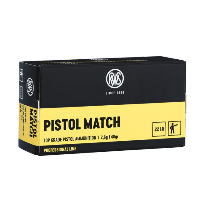 rws pistol match lőszer