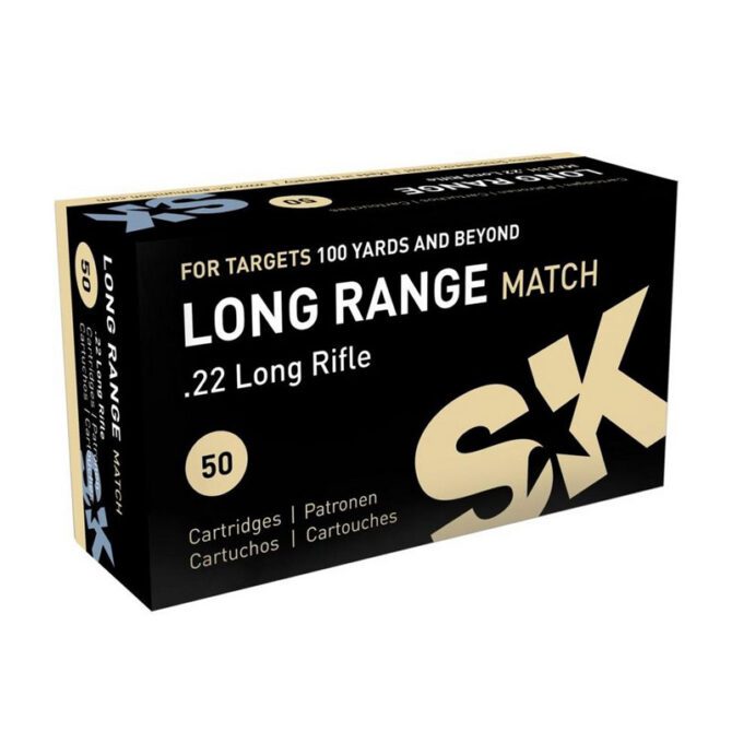 SK Long Range Match .22 LR lőszer