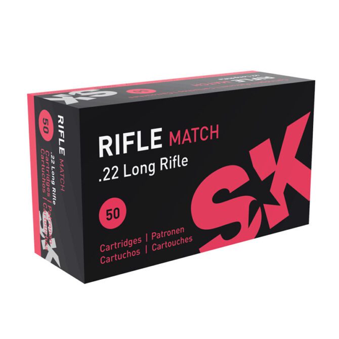 SK Rifle Match .22 LR lőszer