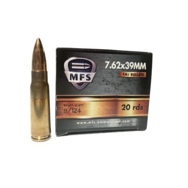MFS 7,62x39 FMJ lőszer